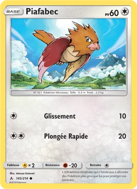 Spearow [Glide | Speed Dive]
