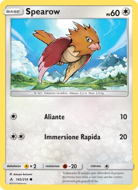 Spearow [Glide | Speed Dive]