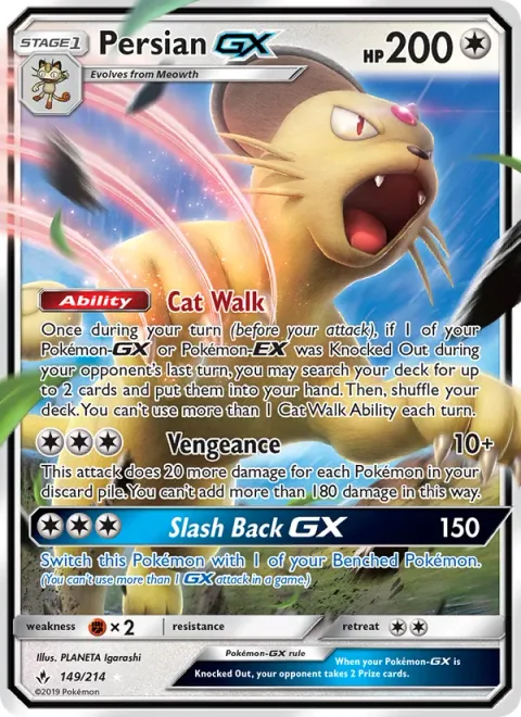 Persian GX [Cat Walk | Vengeance | Slash Back GX]