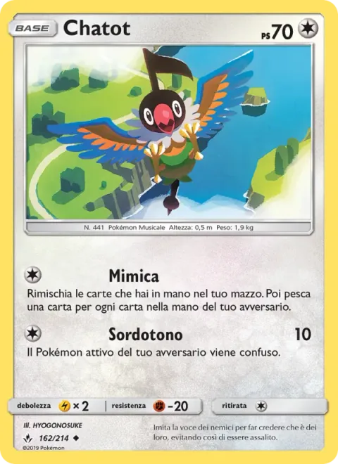 Chatot [Mimic | Tone-Deaf]