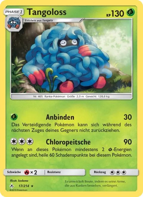 Tangrowth [Bind Down | Chlorowhip]