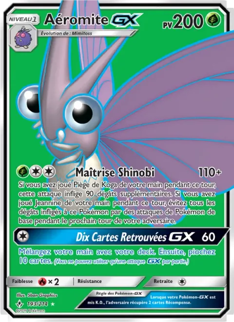 Venomoth GX [Shinobi Mastery | Ten-Card Return GX]