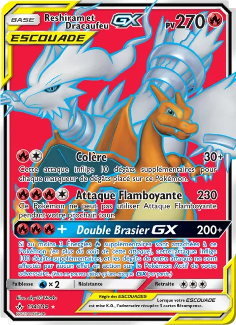 Reshiram & Charizard GX [Outrage | Flare Strike | Double Blaze GX]