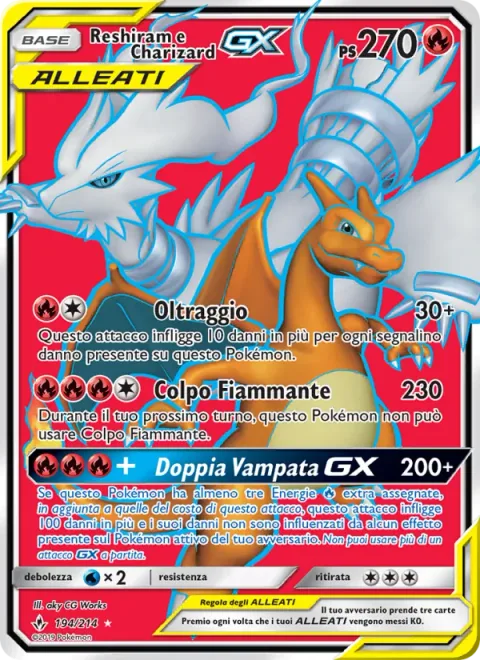Reshiram & Charizard GX [Outrage | Flare Strike | Double Blaze GX]