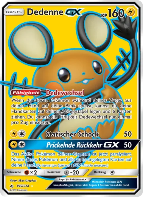 Dedenne GX [Dedechange | Static Shock | Tingly Return GX]