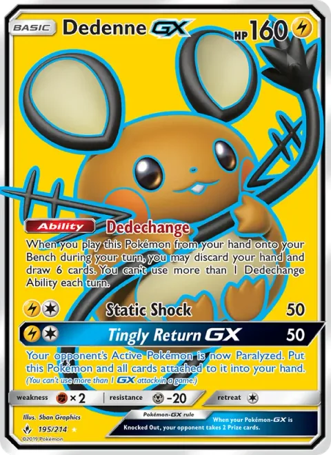 Dedenne GX [Dedechange | Static Shock | Tingly Return GX]