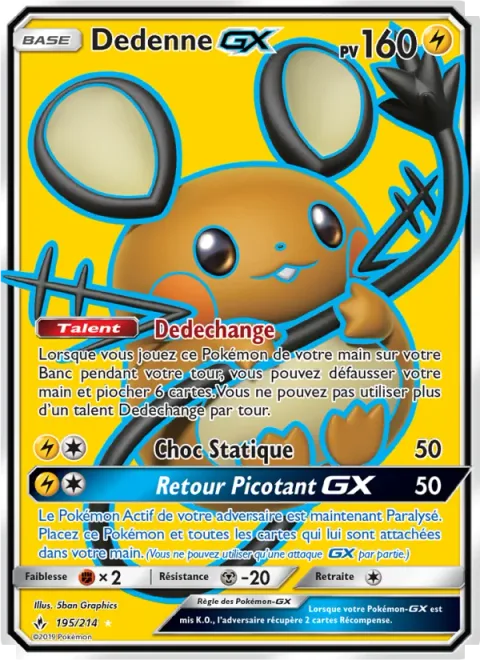 Dedenne GX [Dedechange | Static Shock | Tingly Return GX]