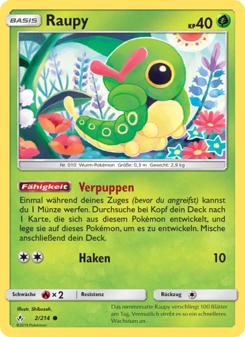 Caterpie [Pupate | Hook]