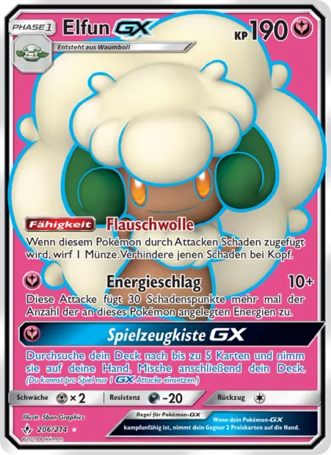 Whimsicott GX [Fluffy Cotton | Energy Blow | Toy Box GX]