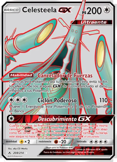 Celesteela GX [Force Canceler | Power Cyclone | Discovery GX]