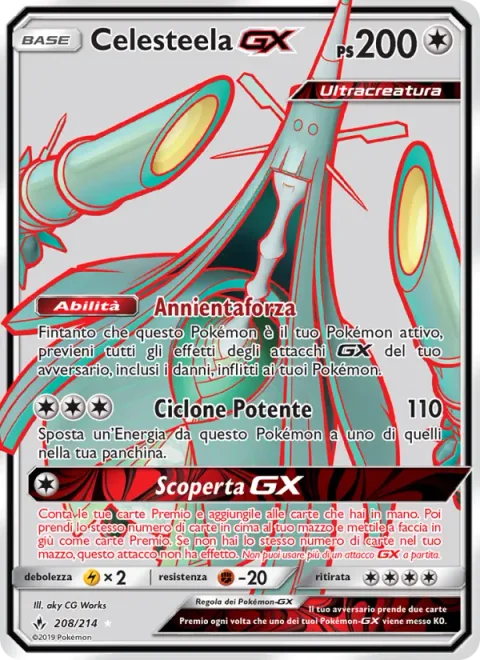 Celesteela GX [Force Canceler | Power Cyclone | Discovery GX]