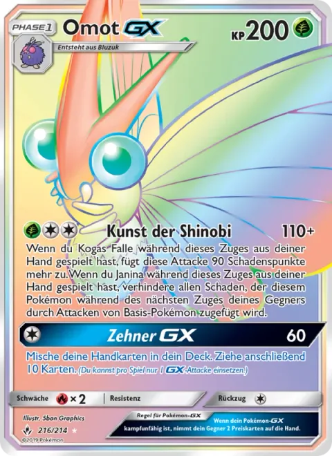 Venomoth GX [Shinobi Mastery | Ten-Card Return GX]