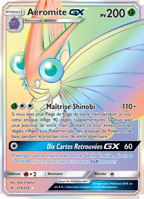 Venomoth GX [Shinobi Mastery | Ten-Card Return GX]