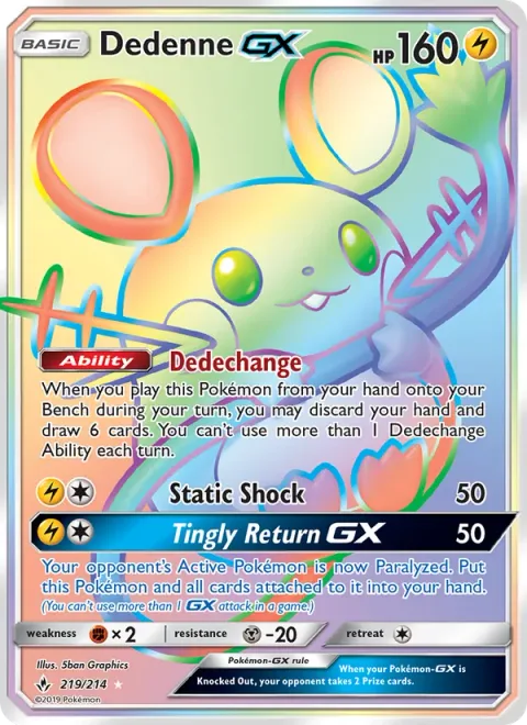 Dedenne GX [Dedechange | Static Shock | Tingly Return GX]