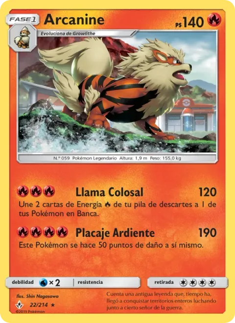Arcanine [Grand Flame | Heat Tackle]