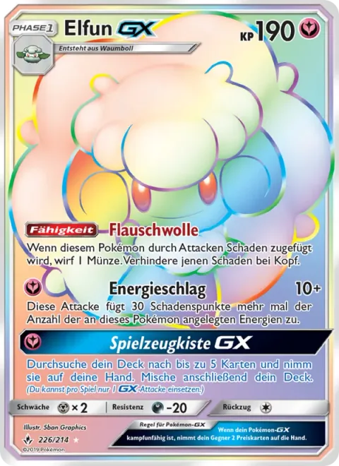 Whimsicott GX [Fluffy Cotton | Energy Blow | Toy Box GX]