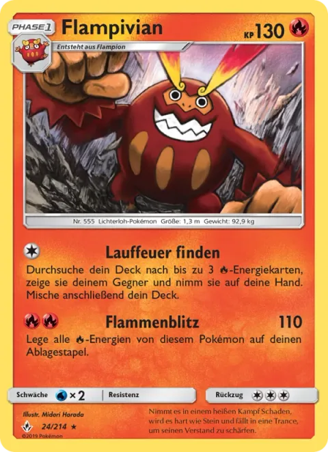 Darmanitan [Find Wildfire | Flare Blitz]