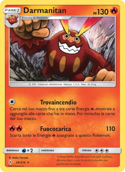 Darmanitan [Find Wildfire | Flare Blitz]