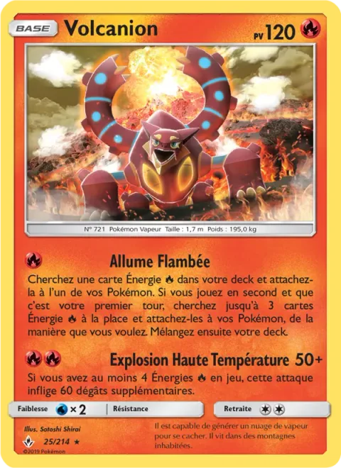 Volcanion [Flare Starter | High-Heat Blast]