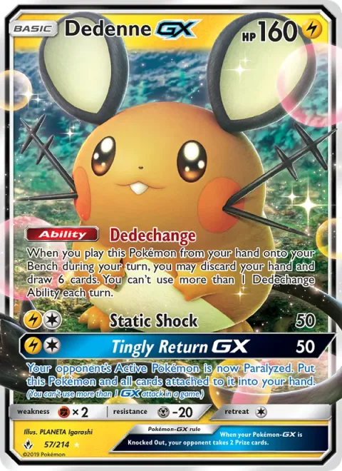 Dedenne GX [Dedechange | Static Shock | Tingly Return GX]