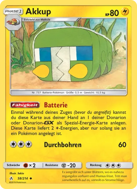 Charjabug [Battery | Pierce]