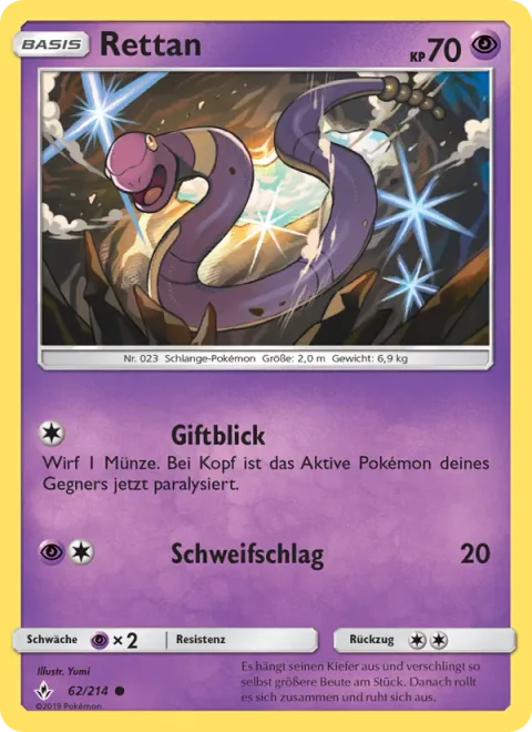 Ekans [Glare | Tail Smack]