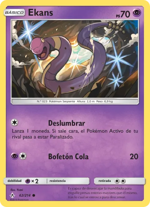 Ekans [Glare | Tail Smack]