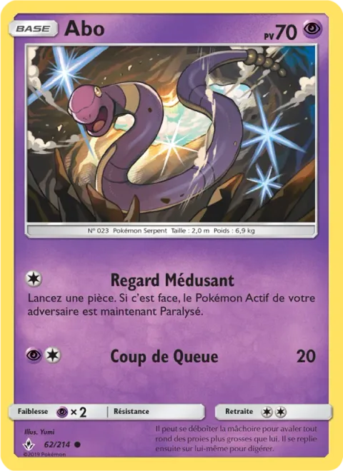 Ekans [Glare | Tail Smack]