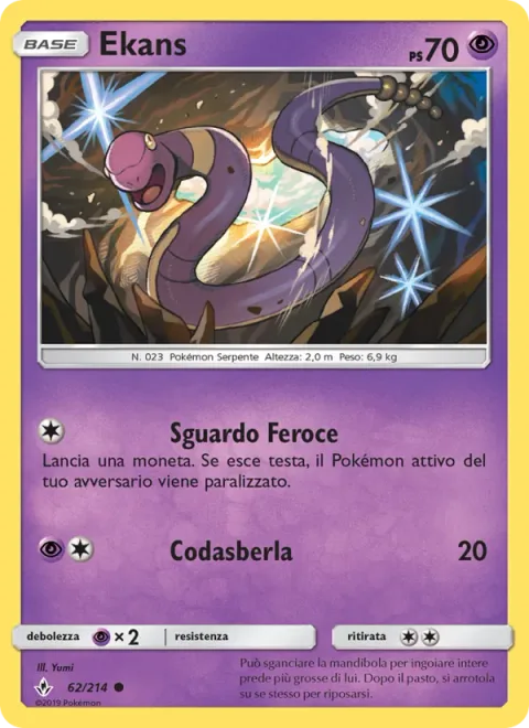 Ekans [Glare | Tail Smack]