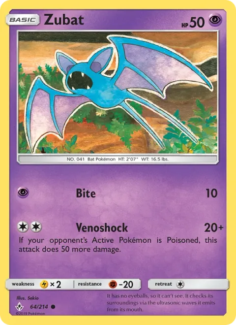 Zubat [Bite | Venoshock]