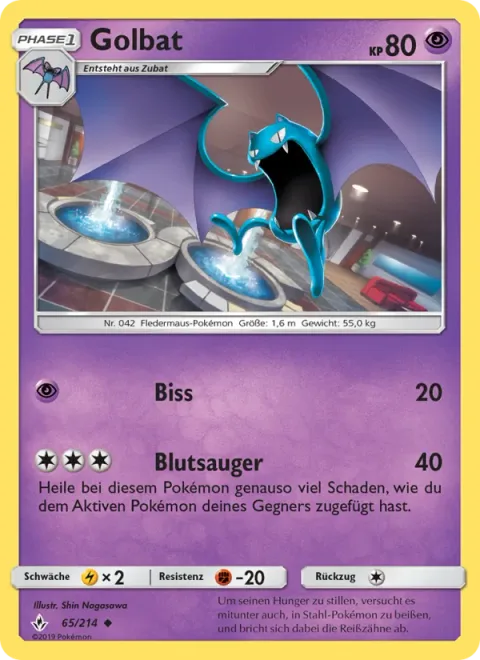 Golbat [Bite | Leech Life]