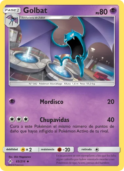 Golbat [Bite | Leech Life]