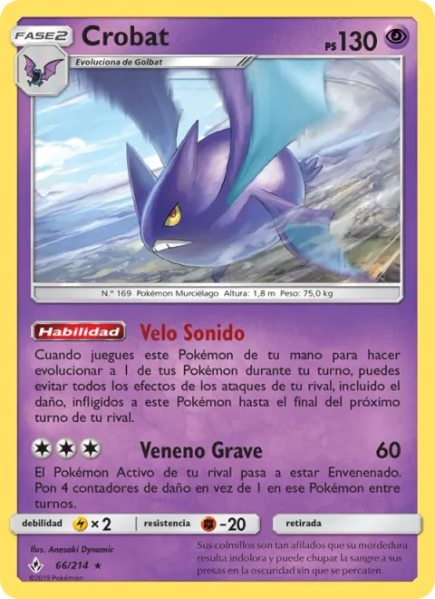 Crobat [Sound Veil | Severe Poison]