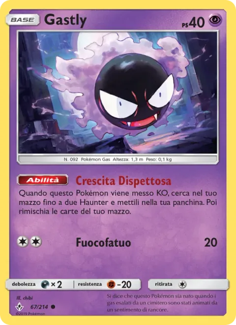 Gastly [Swelling Spite | Will-O-Wisp]
