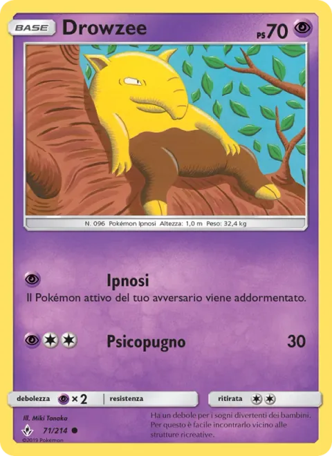 Drowzee [Hypnosis | Psypunch]