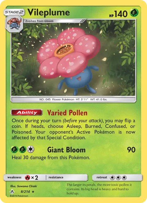 Vileplume [Varied Pollen | Giant Bloom]