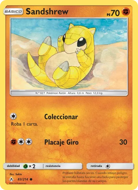 Sandshrew [Collect | Rolling Tackle]