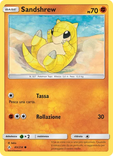Sandshrew [Collect | Rolling Tackle]