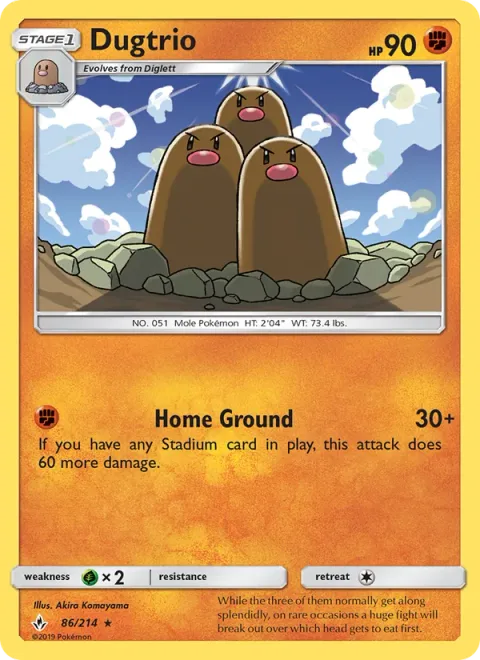 Dugtrio [Home Ground]