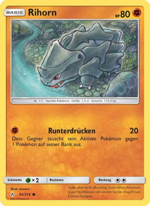 Rhyhorn [Push Down]