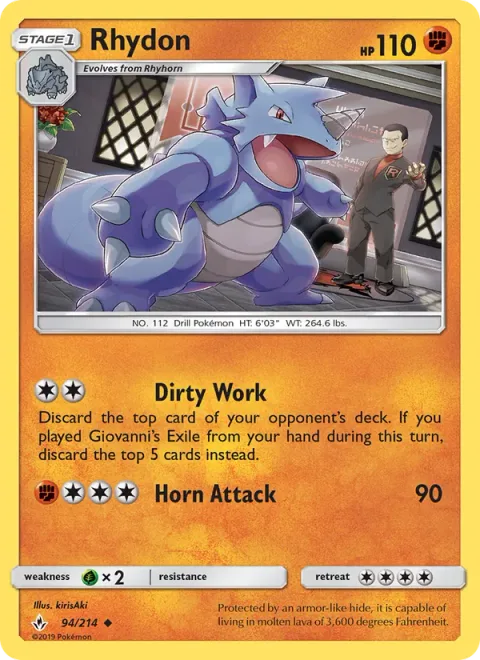 Rhydon [Dirty Work | Horn Attack]