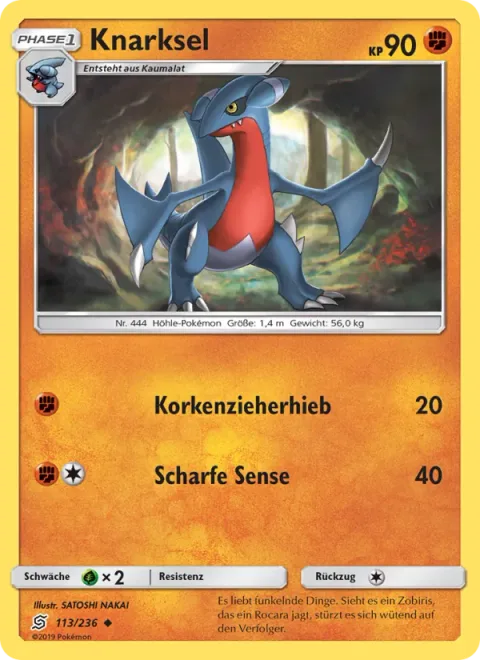 Gabite [Corkscrew Punch | Sharp Scythe]