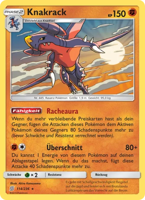 Garchomp & Giratina GX [Linear Attack | Calamitous Slash | GG End GX]