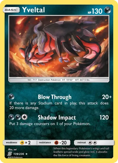 Yveltal [Blow Through | Shadow Impact]