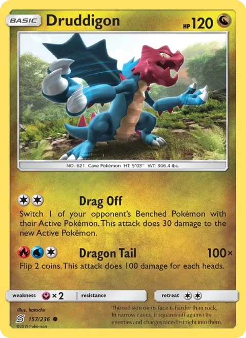 Druddigon [Drag Off | Dragon Tail]