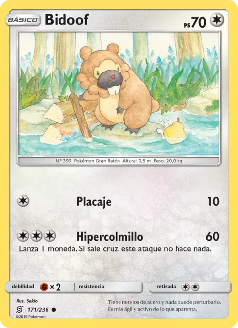 Bidoof [Tackle | Hyper Fang]
