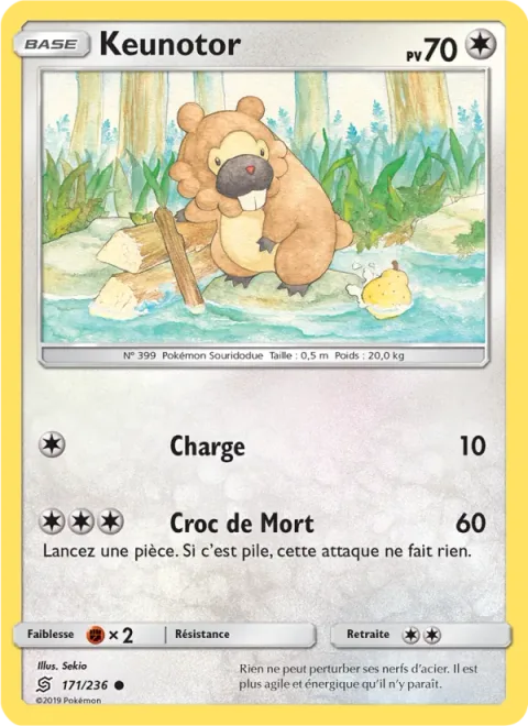 Bidoof [Tackle | Hyper Fang]