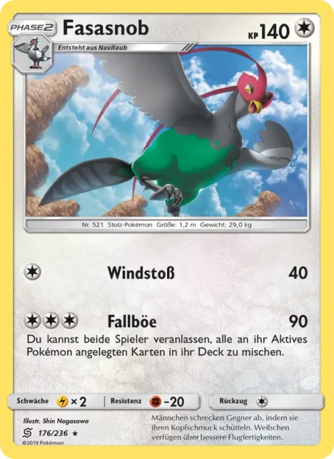 Unfezant [Gust | Downburst]