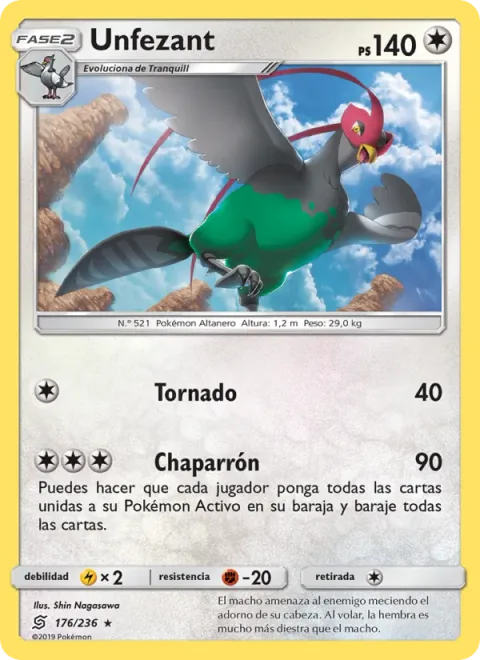 Unfezant [Gust | Downburst]