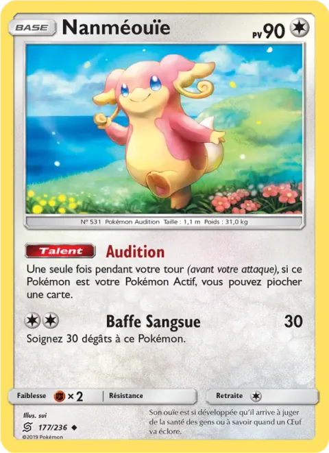 Audino [Hearing | Drain Slap]